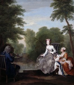 Een Visserspartij door William Hogarth